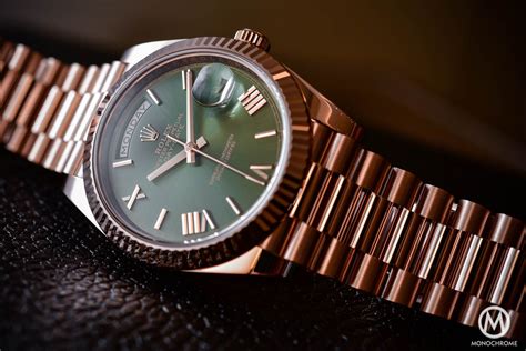 rolex day date 60th anniversary green dial